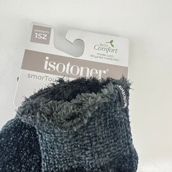 Isotoner Womens smarTouch Eco Comfort Gloves Touchscreen Compatible 1SZ Black - Picture 2 of 4